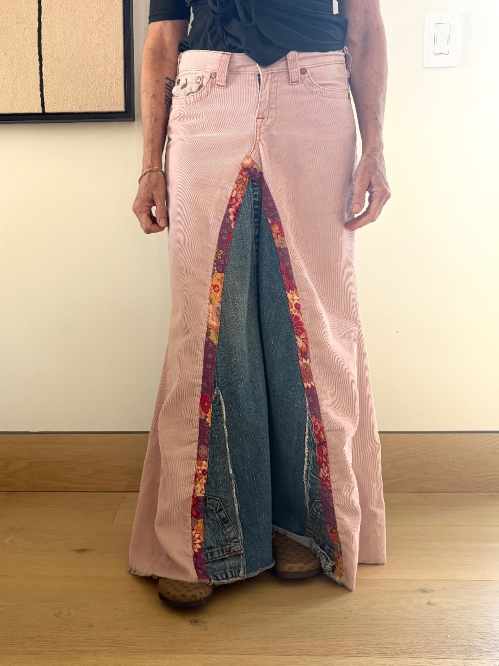 True Religion upcycled skirt